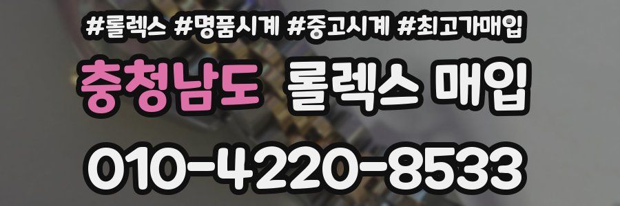 충청남도 롤렉스 매입