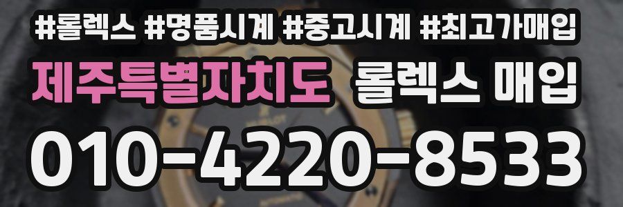 제주특별자치도 롤렉스 매입