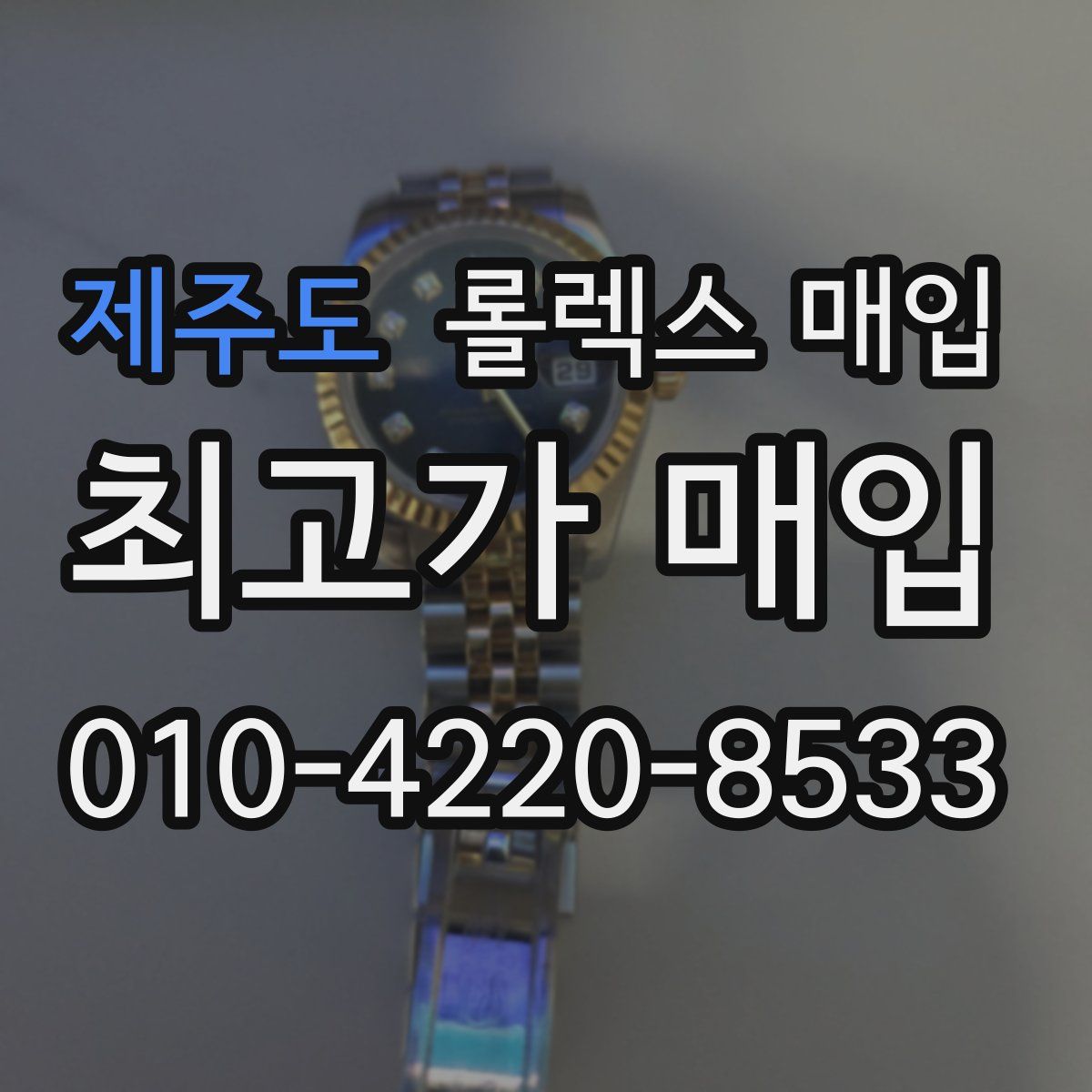제주도 롤렉스 매입