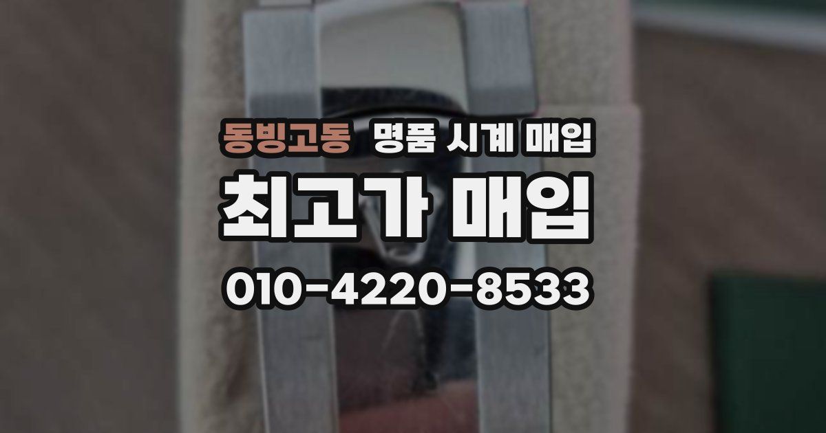 동빙고동 명품 시계 매입
