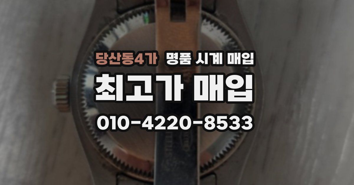 당산동4가 명품 시계 매입