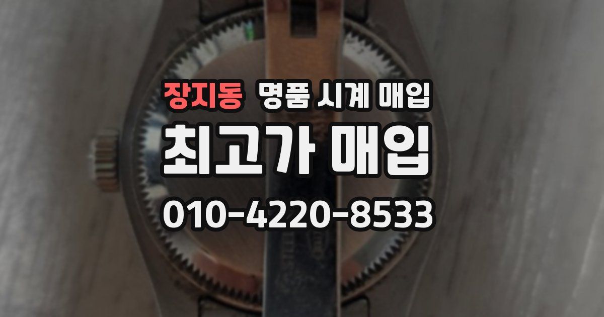 장지동 명품 시계 매입