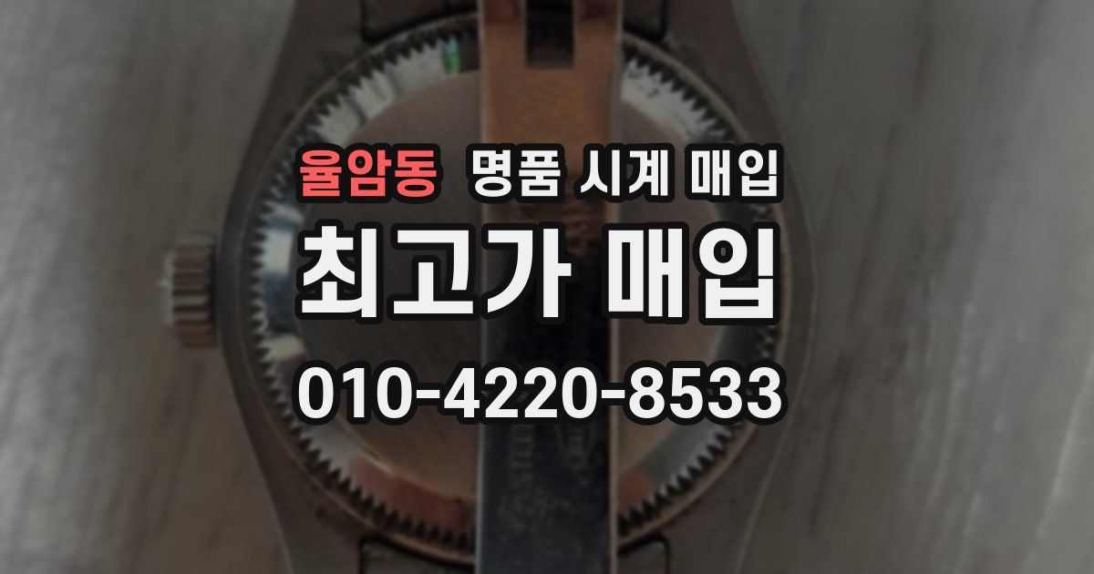 율암동 명품 시계 매입