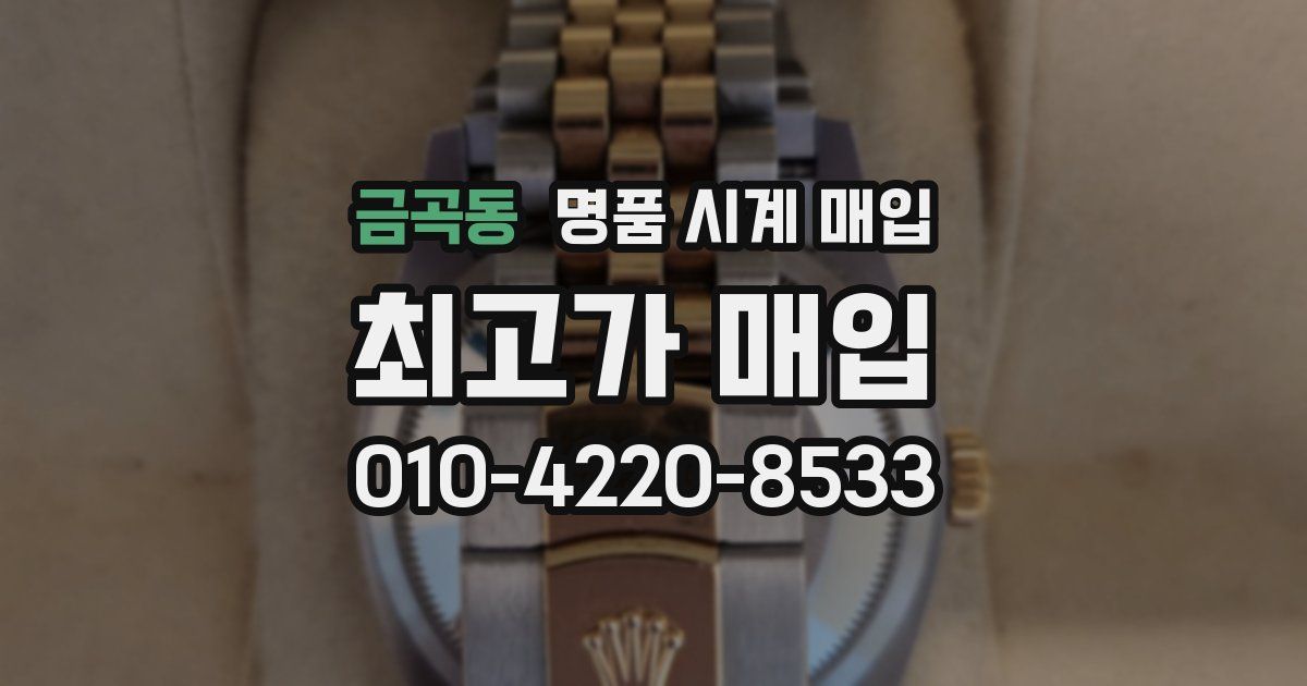 금곡동 명품 시계 매입