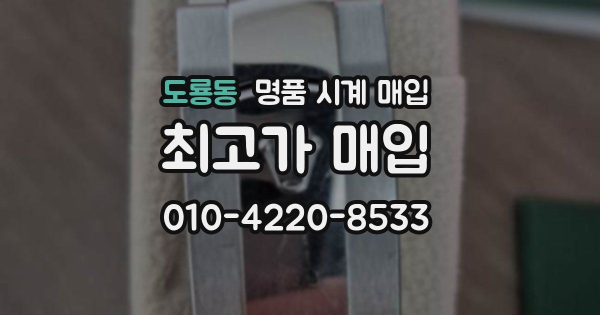 도룡동 명품 시계 매입