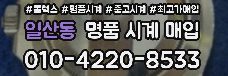 일산동 명품 시계 매입