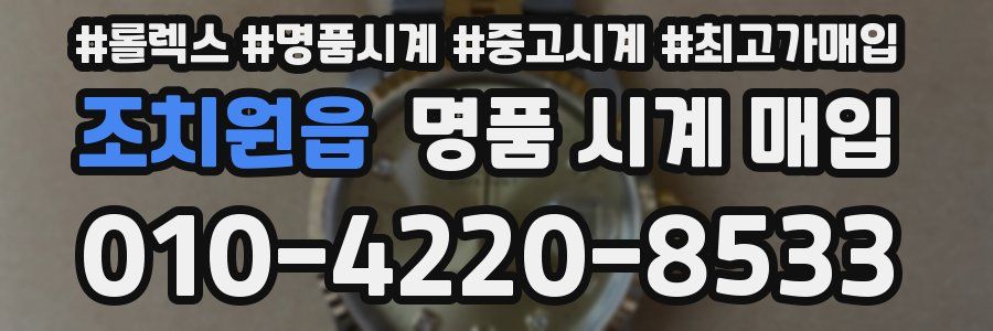 조치원읍 명품 시계 매입