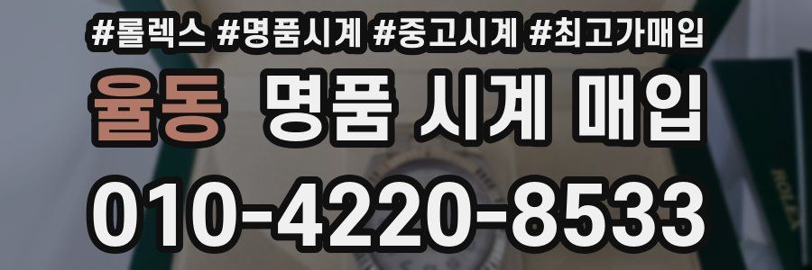 율동 명품 시계 매입