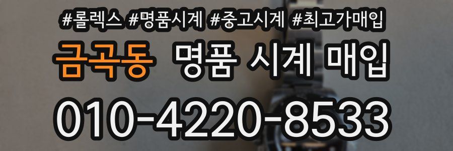 금곡동 명품 시계 매입