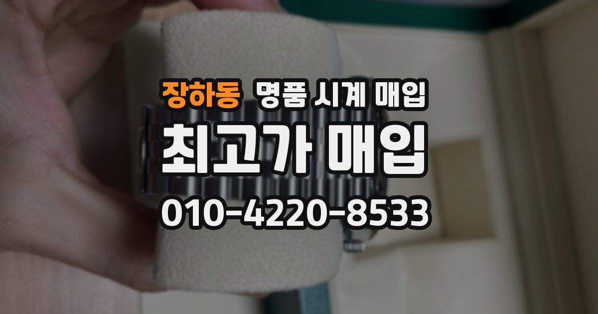 장하동 명품 시계 매입