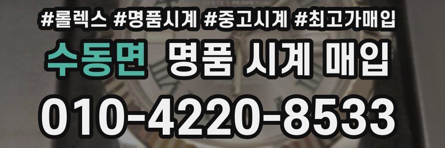 수동면 명품 시계 매입