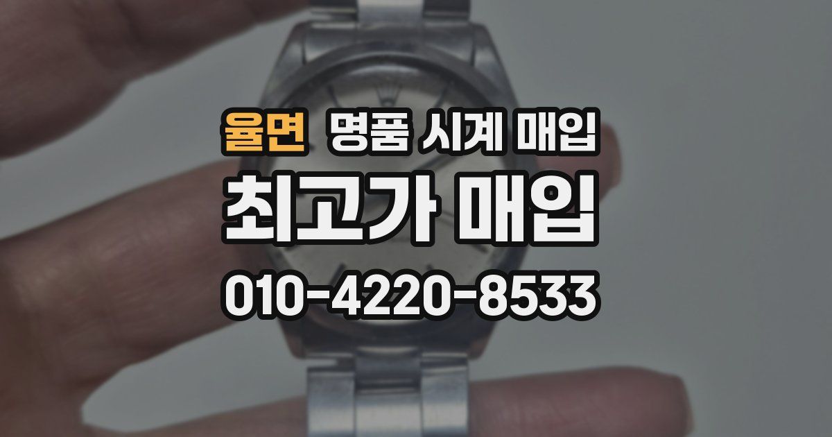 율면 명품 시계 매입