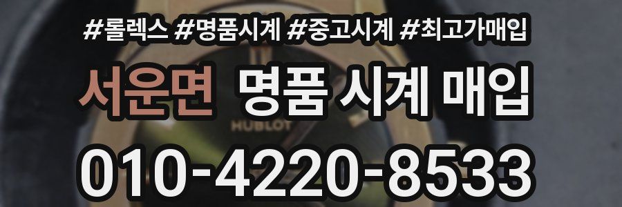 서운면 명품 시계 매입