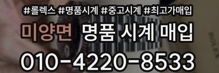 미양면 명품 시계 매입