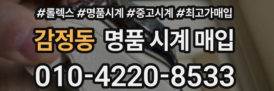 감정동 명품 시계 매입