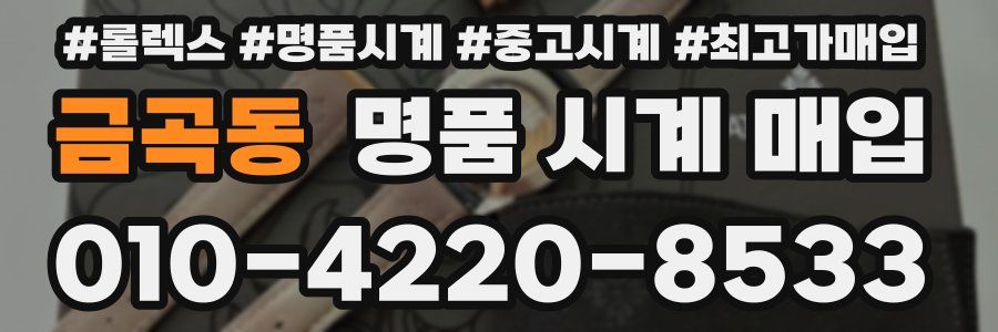 금곡동 명품 시계 매입