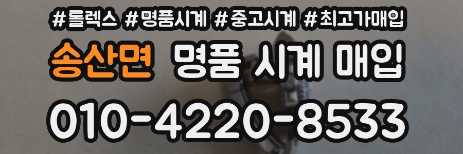 송산면 명품 시계 매입