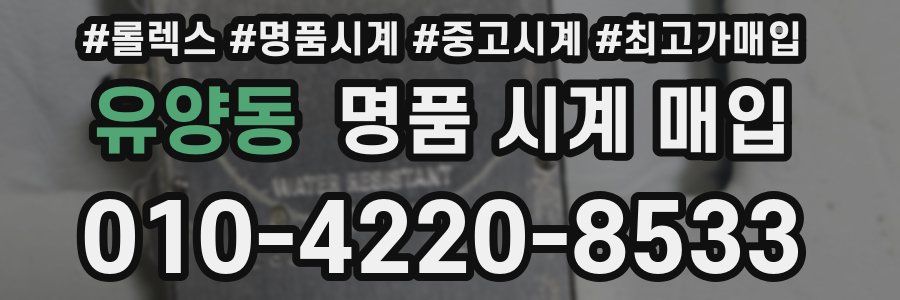 유양동 명품 시계 매입