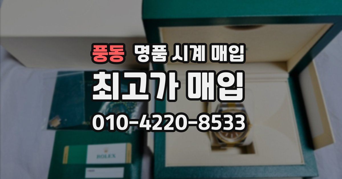 풍동 명품 시계 매입