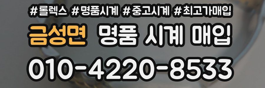 금성면 명품 시계 매입