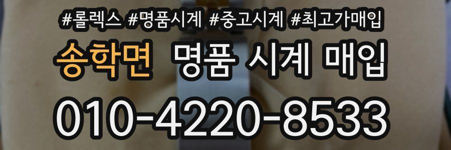 송학면 명품 시계 매입