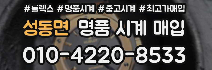 성동면 명품 시계 매입