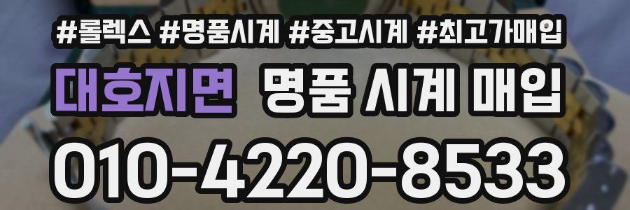 대호지면 명품 시계 매입