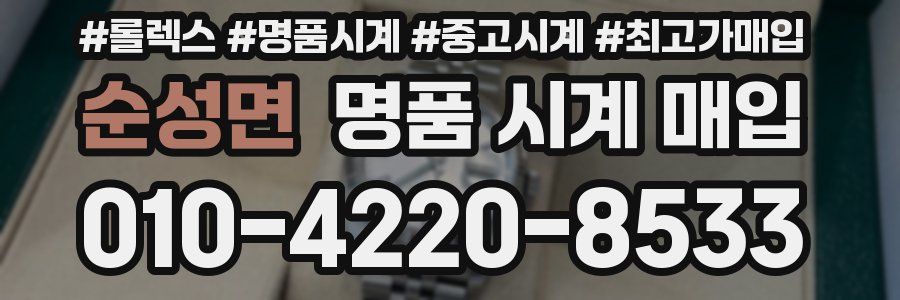 순성면 명품 시계 매입