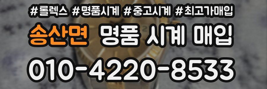 송산면 명품 시계 매입