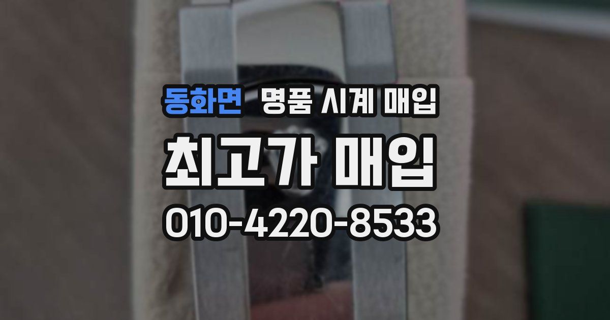 동화면 명품 시계 매입