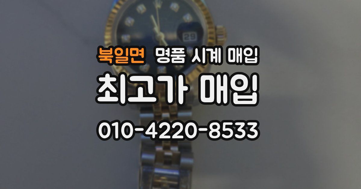 북일면 명품 시계 매입