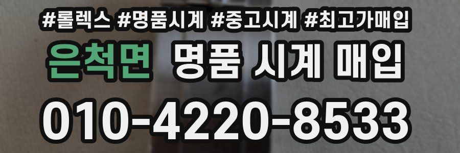 은척면 명품 시계 매입