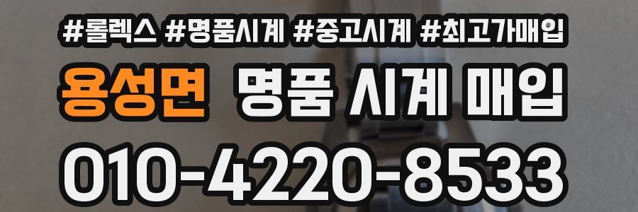 용성면 명품 시계 매입