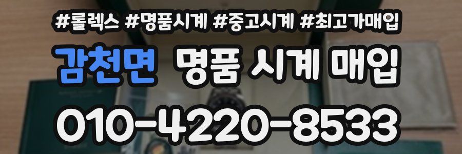 감천면 명품 시계 매입