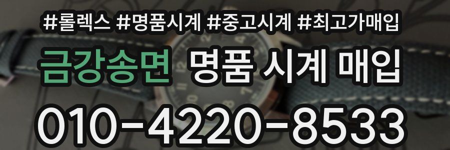 금강송면 명품 시계 매입