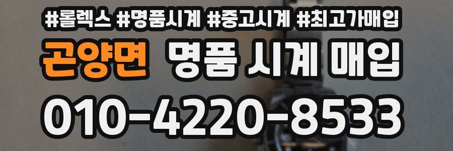 곤양면 명품 시계 매입