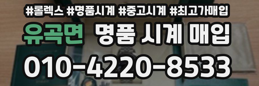 유곡면 명품 시계 매입