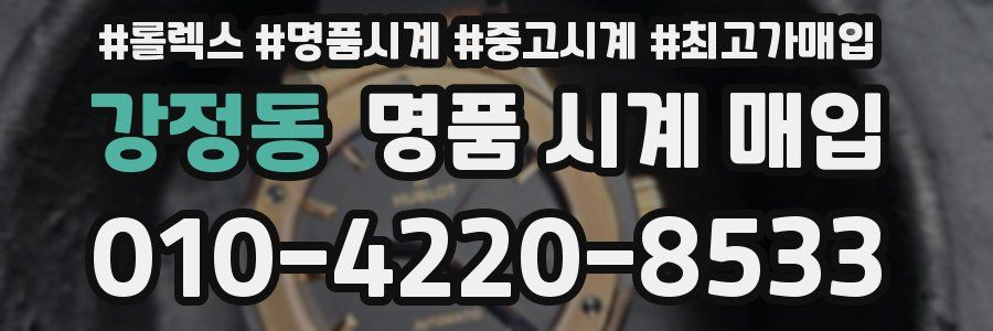 강정동 명품 시계 매입