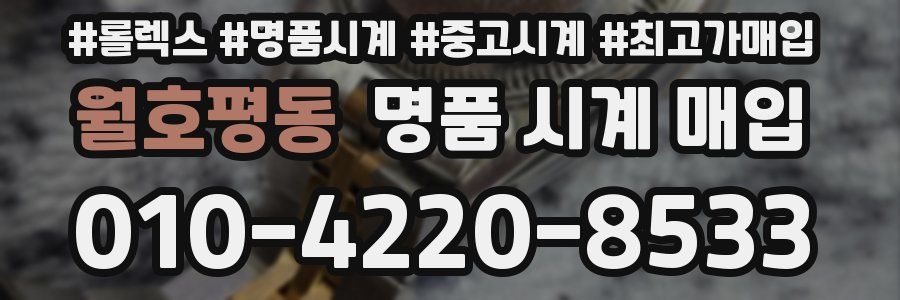 월호평동 명품 시계 매입