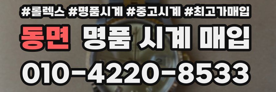 동면 명품 시계 매입