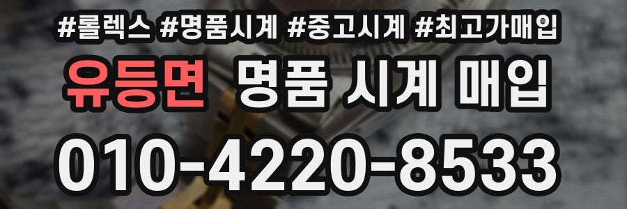 유등면 명품 시계 매입