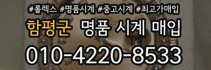 함평군 명품 시계 매입