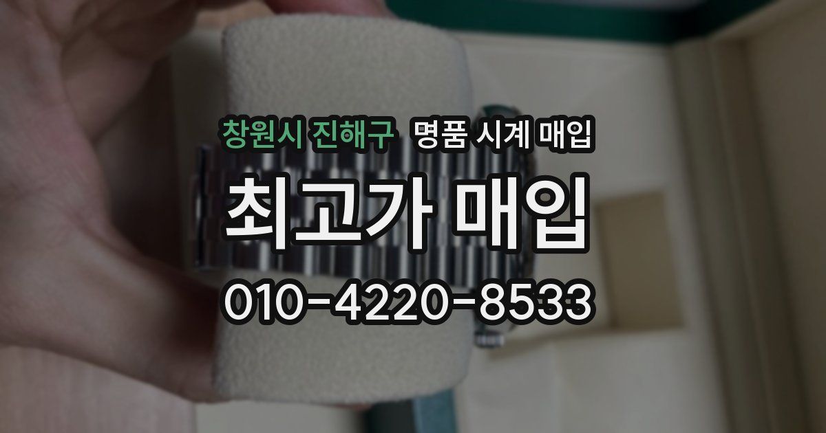 창원시 진해구 명품 시계 매입