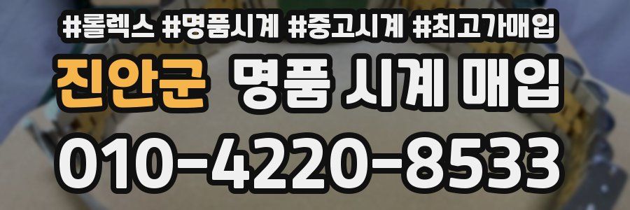 진안군 명품 시계 매입