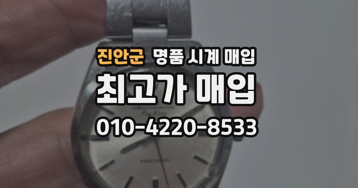 진안군 명품 시계 매입