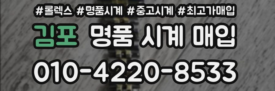 김포 명품 시계 매입