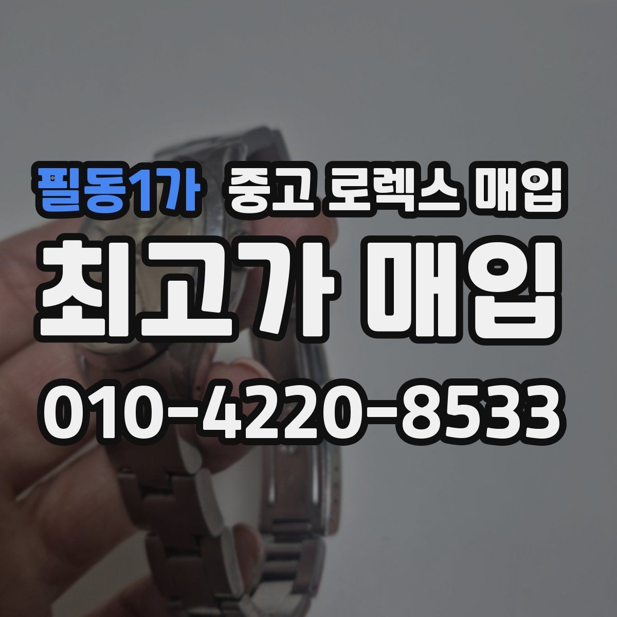 필동1가 중고 로렉스 매입 모델명을 모르겠다면 확인할 곳