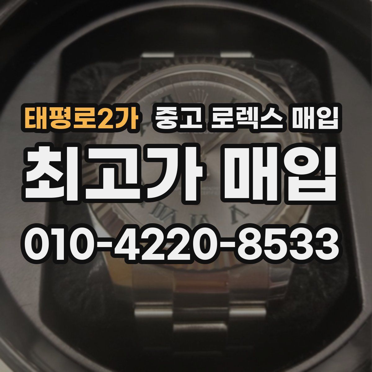 태평로2가 중고 로렉스 매입