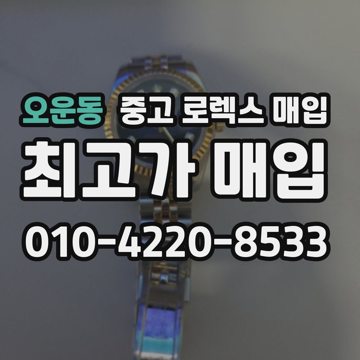 오운동 중고 로렉스 매입