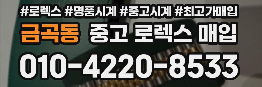 금곡동 중고 로렉스 매입